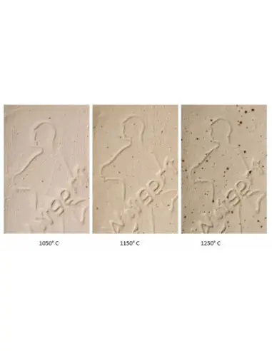 WITBAKKENDE DRAAIKLEI MET SPIKKELS - 10KG